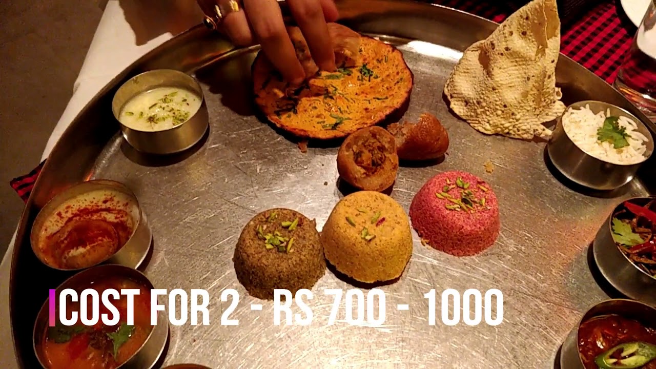 RAJASTHANI VEG THALI AT LMB JAIPUR | day 2 part 3 - YouTube