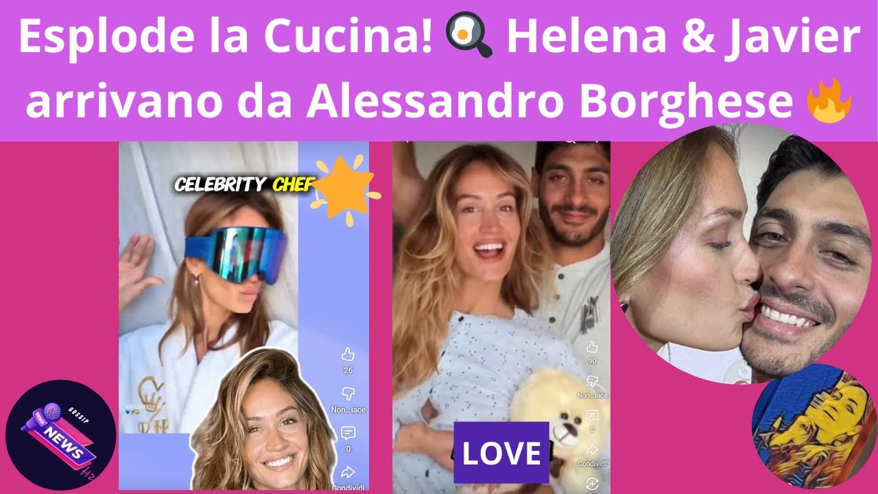 Helena Prestes & Javier Martines 🔥 Ai Fornelli da Celebrity Chef! 🍽️✨