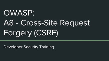 OWASP A8: CSRF