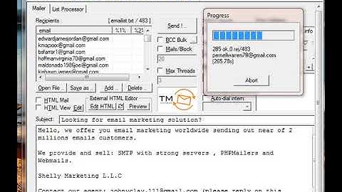 Spamming with TurboMailer - 12/5/2018