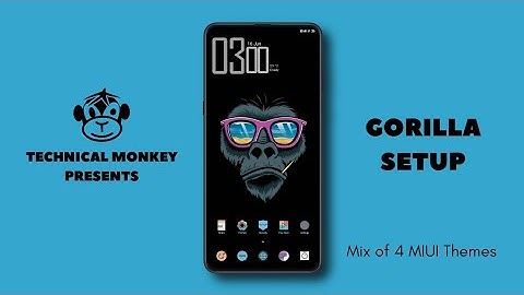 Gorilla Setup By Using 4 MIUI 11 Themes !