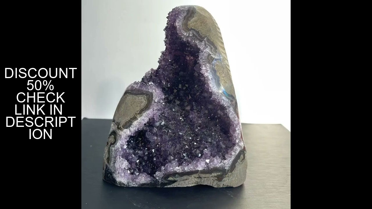 1PC Natural Amethyst Crystal Cluster Quartz Raw Crystals Healing Stone Ore Mineral Home Decor Purple