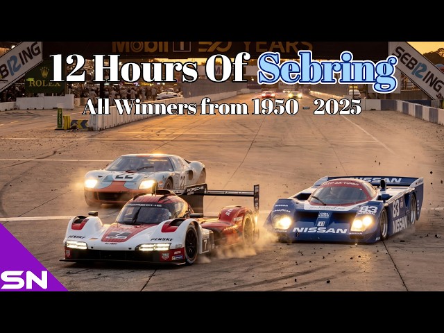 Every Winning Car from the 12 Hours Of Sebring (1950 - 2025) NEW
