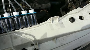 Transit van diesel leak off test