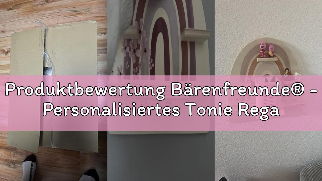 Produktbewertung Bärenfreunde® - Personalisiertes Tonie Regal für Kinderzimmer - Magnetisches Tonieb