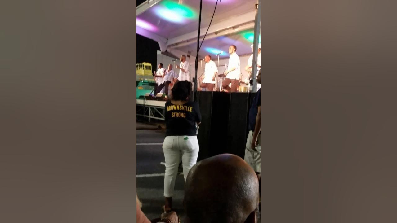 Harold Melvins Blue Notes at Old Timers Day In Brownsville Brooklyn