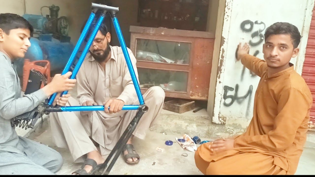 how to make  BMX Bicycle || Complete Process || repair bicycle Manahil akram vlogs
