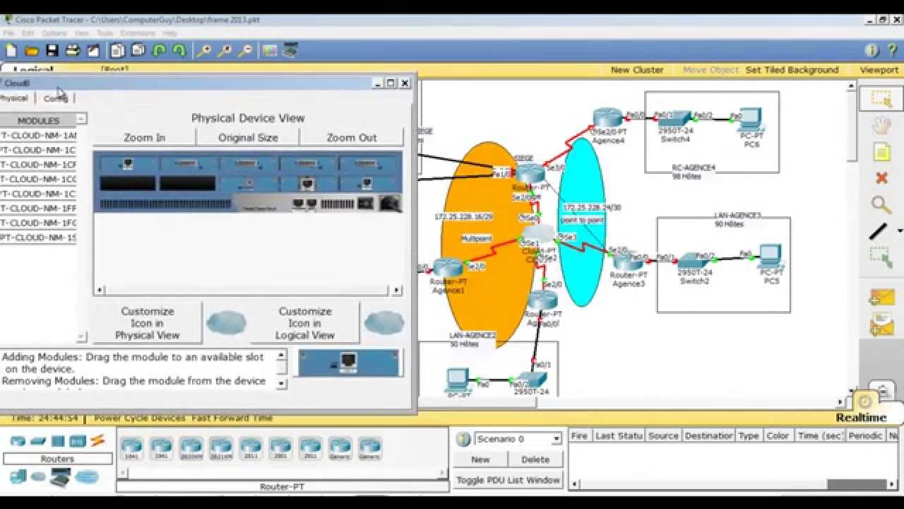 Correction EFF 2013 V9 ( Frame Relay Multipoint/point-to point ) - YouTube