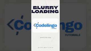 Blurry Loading Image Using Html Css Source Code Text To Comment Code