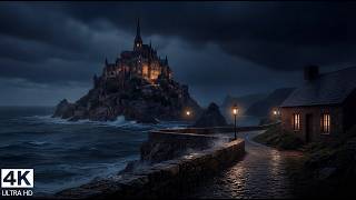 You’re hiding from the world in Seaside | Dark Academia Ambience For Focus 4K