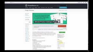 Ultimate Product Catalog Plugin - Installation and Set Up - Video 1