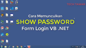 VB .NET - Cara Membuat Show Password Pada Form Login