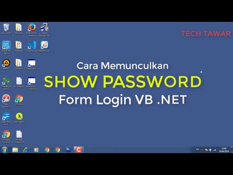 How to create Show Password in Form Login Visual Basic .NET