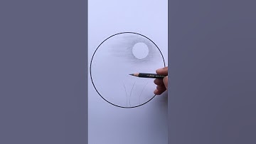 Vẽ Tranh ĐỀ TÀI PHONG CẢNH siêu đơn giản #shorts