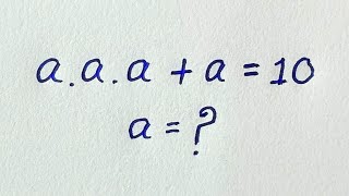 Only a genius can solve this Algebra equation | Math Olympiad Mathematics