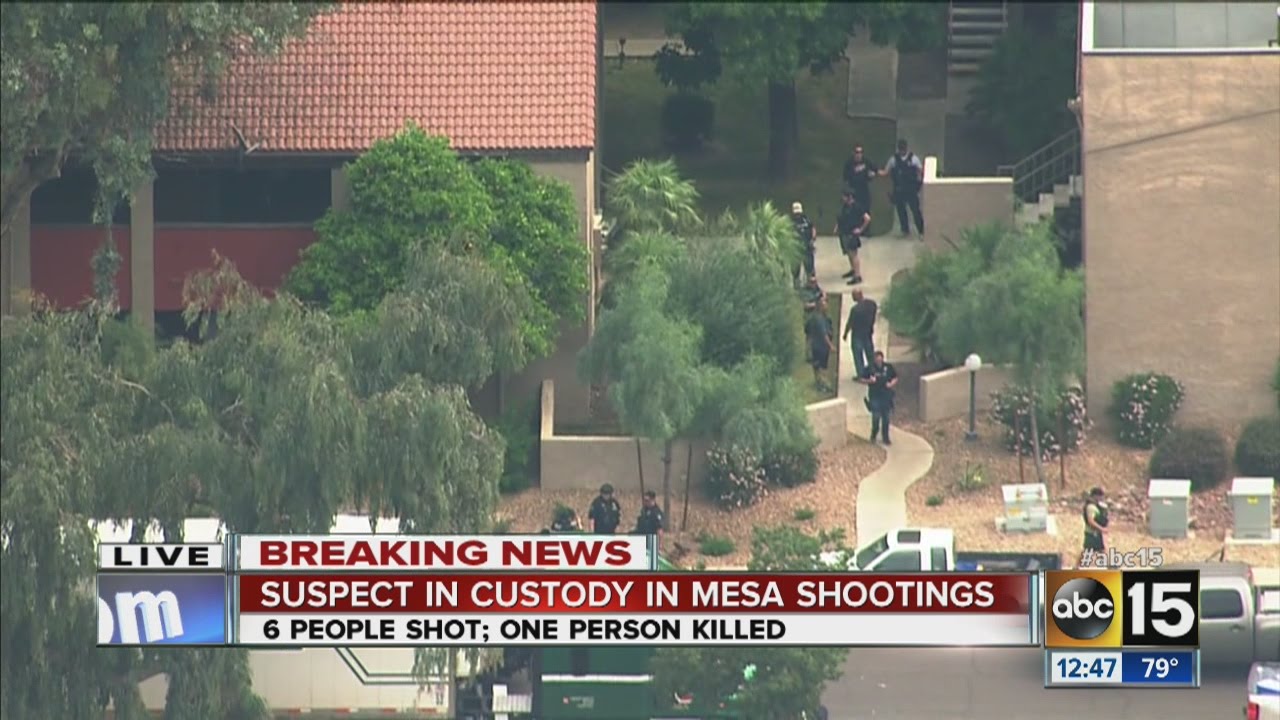Mesa shooting suspect in custody - YouTube