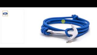 Player Profile Anchor Bracelet Black for Women & Men