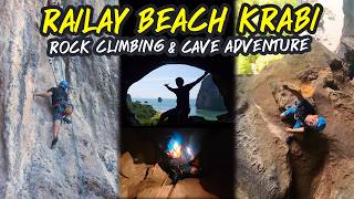 I Almost Backed Out…😱 | Railay Beach Rock Climbing🏔️, Bat Caves🦇 &amp; Epic Rappel🧗