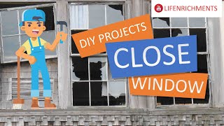 How to Close Off a Window Opening