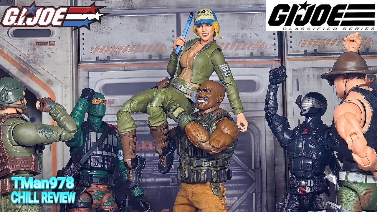GIJOE Courtney CoverGirl Krieger Classified Series Retro Card CHILL REVIEW 