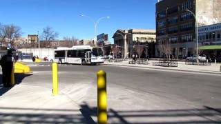 B24 bus action at Williams burg bridge terminal