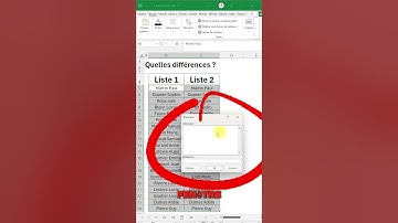 Comment comparer 2 listes sur Excel #excel #pourtoi #exceltips #comparer #astuce #exceltutorial