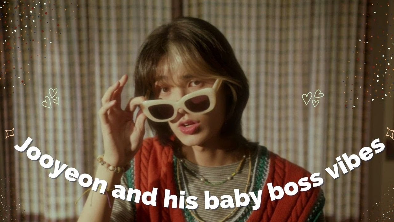 Jooyeon and his baby boss vibes