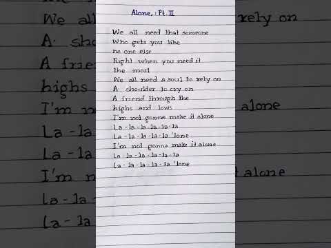 Alan Walker And Ava Max Alone Pt II Alanwalker Lyrics Alonept2 Avamax