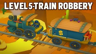 LEVEL 5 - TRAIN ROBBERY | Tiny Robots: Portal Escape | Walkthrough, Gameplay, No Commentary, Android