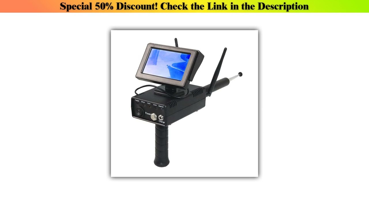 Get AKS Plus High-Range 3D Underground Metal Detector Long Screen Machine for Deep Gold Silver Copp