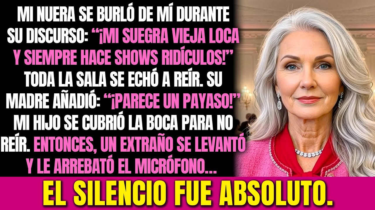 Mi nuera me llamó “vieja loca” frente a 500 invitados, y mi hijo todavía se tapó la boca para reírse