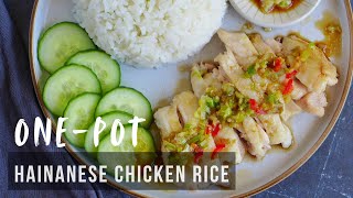 One-Pot Hainanese Chicken Rice | 海南鸡饭