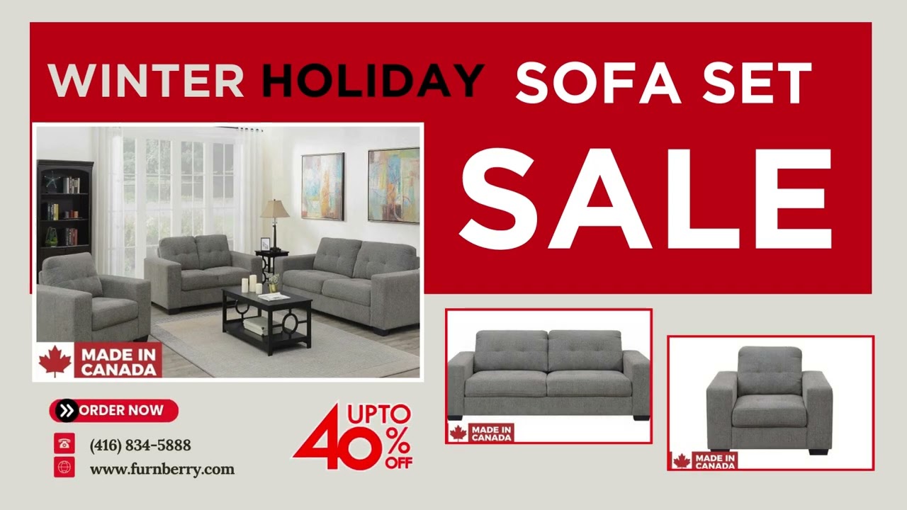Winter Holiday Sale ❄️ Up to 40% OFF Sofa Sets  Furnberry