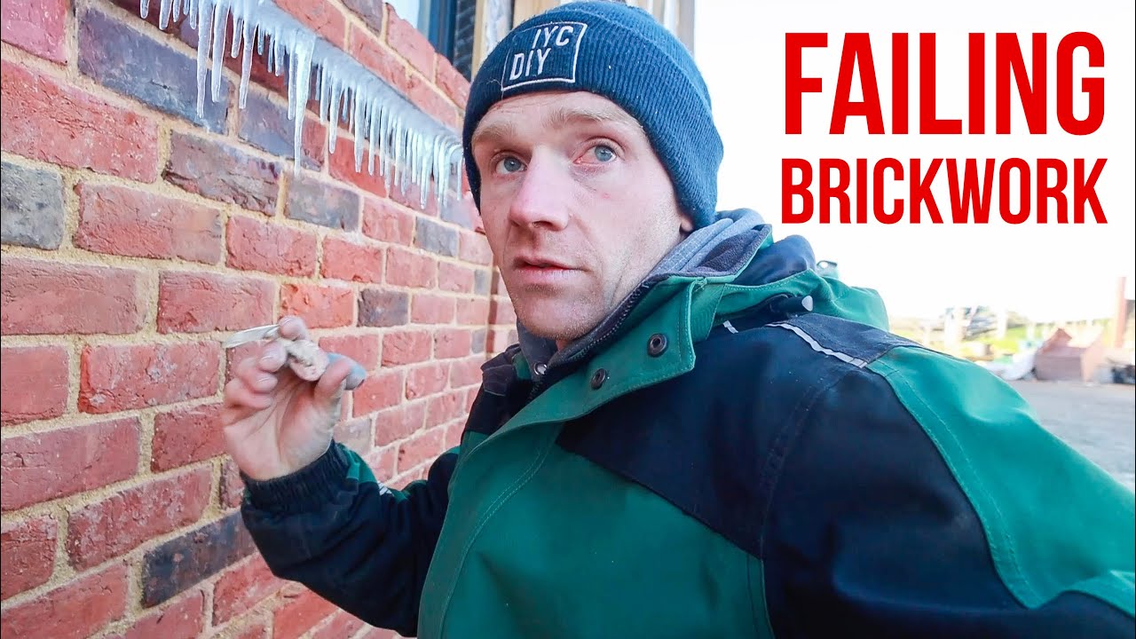 BRICKLAYING FAIL! - Has the cold weather ruined our wall? ️ - YouTube