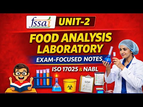 Unit 2 Food Analysis Laboratory ISO 17025 NABL Exam-Focused Notes Free PDF