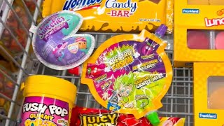 Filling Basket With Candy And Slime Licker Drink At Five Below