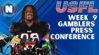 USFL Gamblers Week 9 Post Game Press Conference After Loss Against the Stallions. #usfl