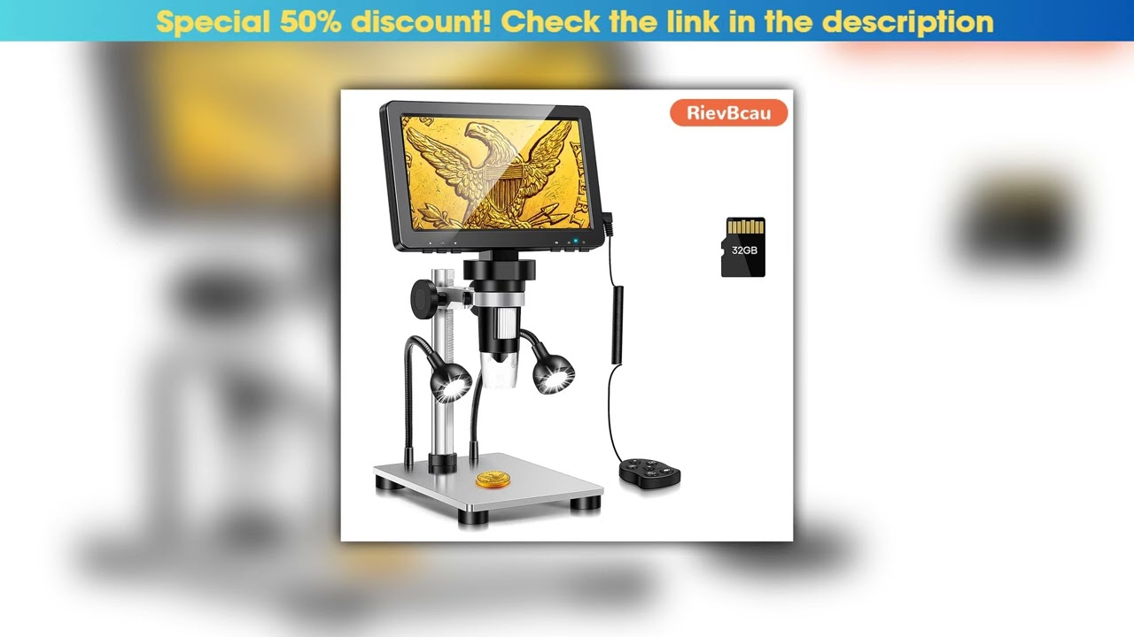 Review RIEVBCAU Digital Microscope 1200x Magnification HD USB Professional Electron Microscopios Fo