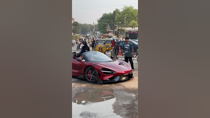 MCLAREN IN INDIA 🇮🇳
