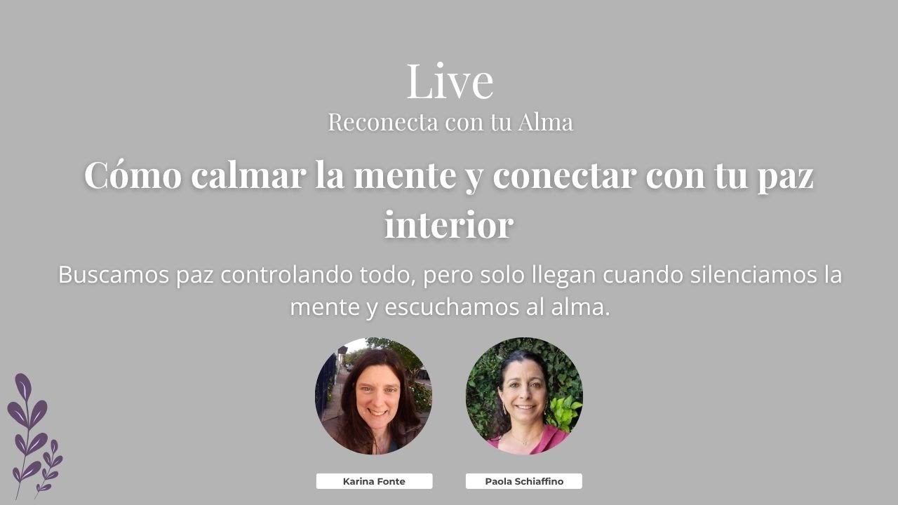 Calmar la mente y conectar con tu paz interior. - YouTube