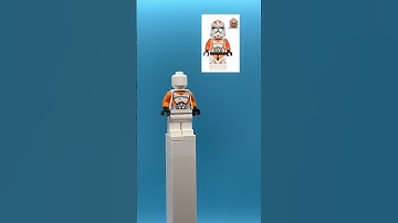 How to make a Lego commander Cody without any of his pieces