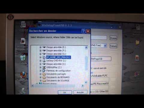 Tutoriel-Installer Windows XP à partir d’une clé USB
