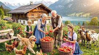 A Peaceful Countryside – Planting Tomatoes, Feeding Chickens, and Simple Farm Life 🍅