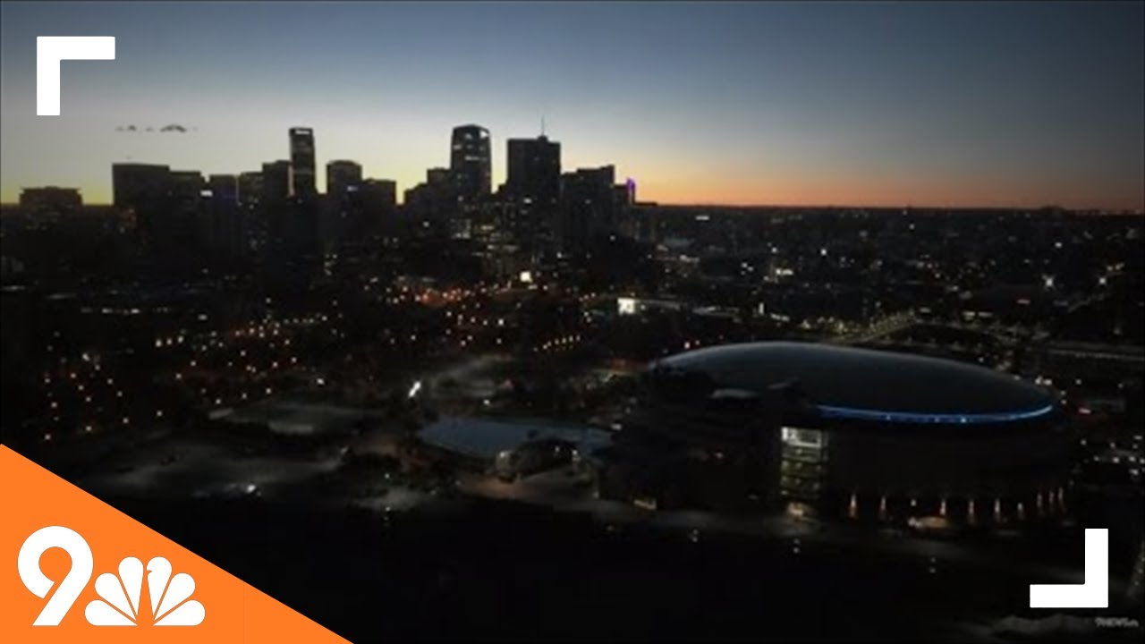 First sunrise of autumn in Denver