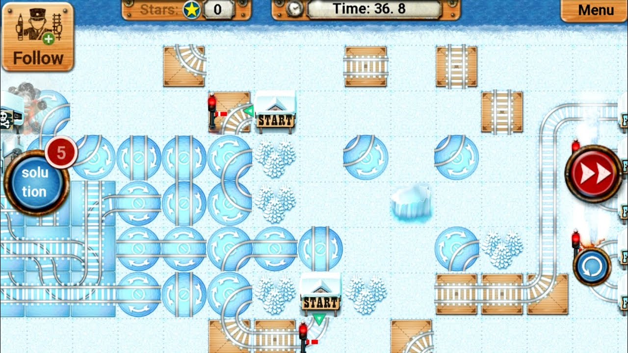 Rail Maze 2 Long Level Gameplay | Train Crisis Maze Puzzle Game | Android Gameplay 