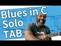Kirk Fletcher - "Blues in C" | TAB Transcription