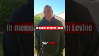 In Memory Of Darren Levine.without Darren Levine, There Is No Krav Maga In The United States.