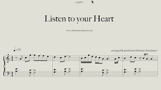 If you don't know what to do:  LISTEN TO YOUR HEART chords