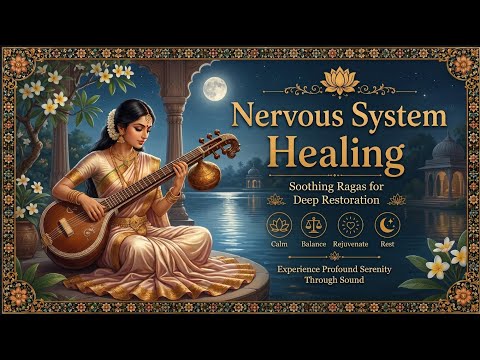 Nervous System Healing 🌿 Soothing Indian Raga Music for Deep Relaxation & Peaceful Sleep 🔴 LIVE
