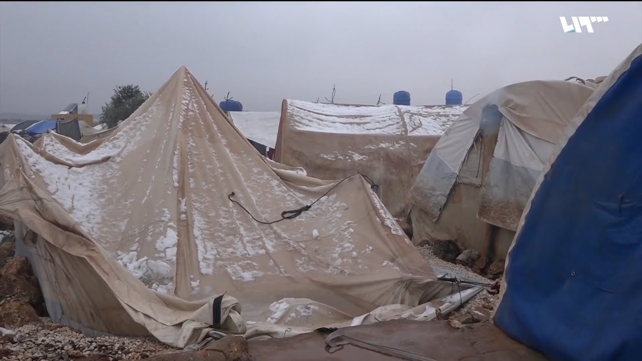 مخيم باريشا والعواصف   المعاناة بأقسى صورها